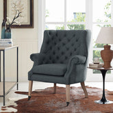 Chart Upholstered Fabric Lounge Chair Modway Model: eei-2146
